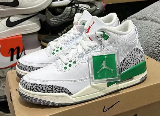 Primeiros detalhes do Air Jordan 3 "Lucky Green"