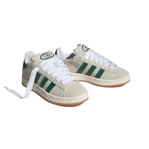 Tênis Adidas Campus 00s "Crystal White Dark Green"