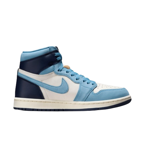 Tênis Air Jordan 1 High "First in Flight" Feminino Azul