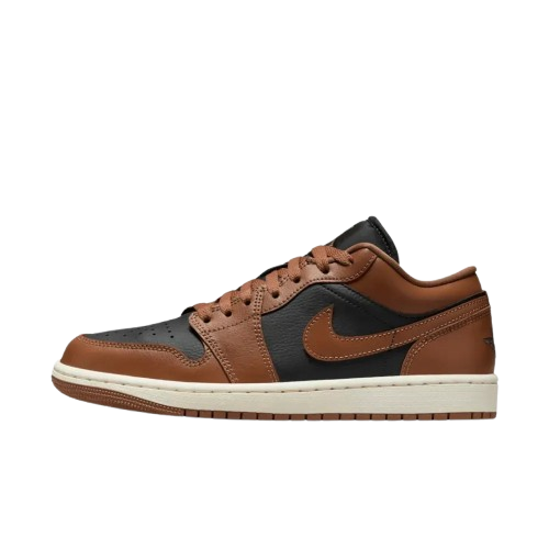 Tênis Air Jordan 1 Low "Archaeo Brown" Preto / Marrom