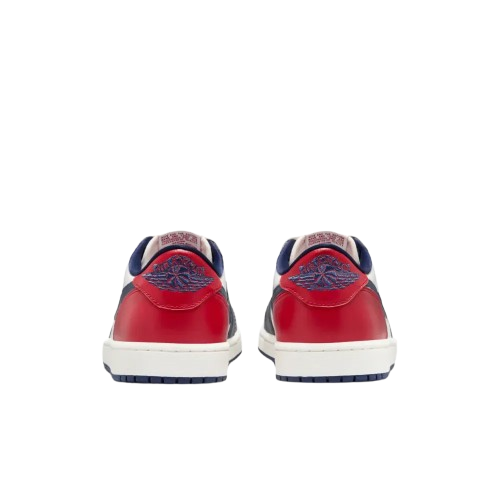 Tênis Air Jordan 1 Low "Gym Red & Midnight Navy" Vermelho / Azul