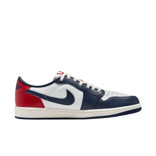 Tênis Air Jordan 1 Low "Gym Red & Midnight Navy" Vermelho / Azul