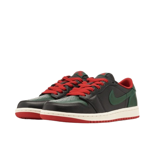 Tênis Air Jordan 1 Low "OG Gorge Green" Vermelho / Verde