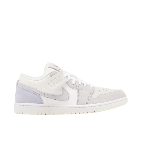 Tênis Air Jordan 1 Low "Paris" Cinza / Branco