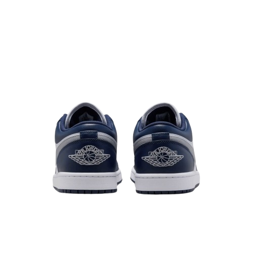 Air Jordan 1 Low White Midnight Navy Wolf Grey