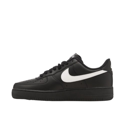 Tênis Air Force 1 Low "Black White" Preto / Branco