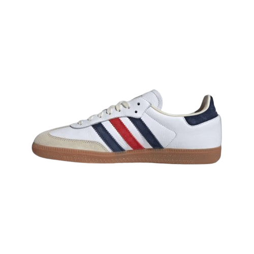 Adidas Samba x Sporty & Rich Cloud White Night Indigo Collegiate Red