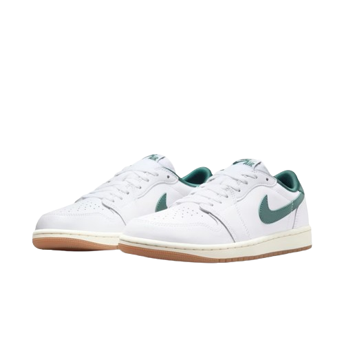 Tênis Air Jordan 1 Low OG "Oxidized Green" Branco / Verde