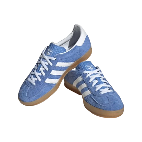 Tênis adidas Gazelle Indoor "Blue Fusion Cloud White" Feminino Rosa