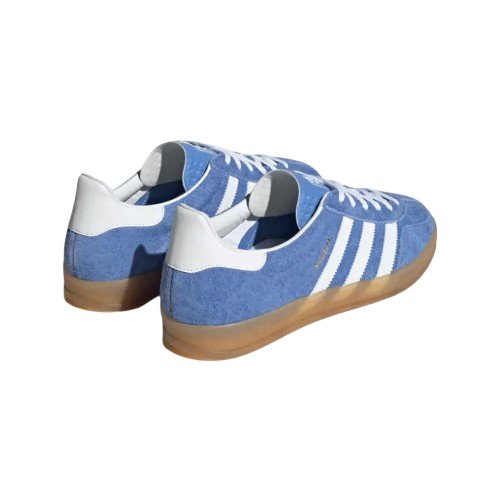 Tênis adidas Gazelle Indoor "Blue Fusion Cloud White" Feminino Rosa