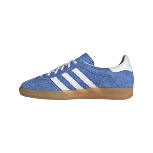 Tênis adidas Gazelle Indoor "Blue Fusion Cloud White" Feminino Rosa