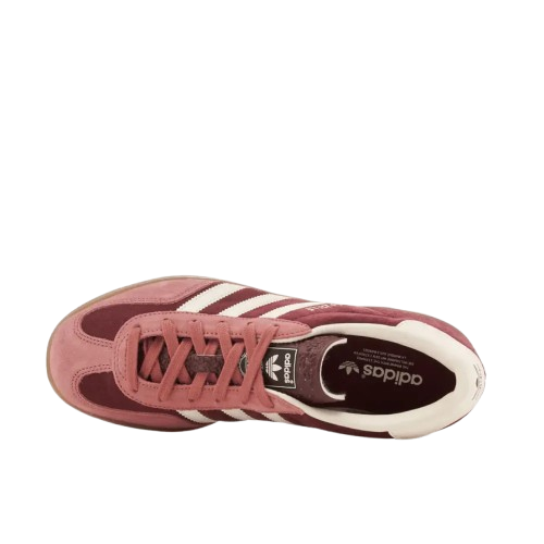 Tênis adidas Gazelle Indoor "Maroon Cloud White" Feminino Marrom