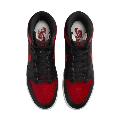 Tênis Air Jordan 1 High "85 Reimagined Bred" Masculino Preto/Vermelho