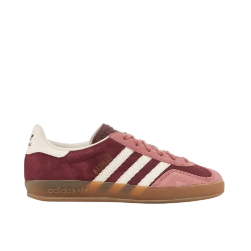 Tênis adidas Gazelle Indoor "Maroon Cloud White" Feminino Marrom