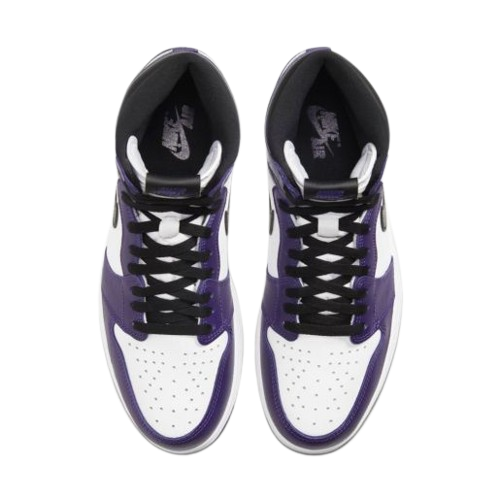 Tênis Air Jordan 1  High "Court Purple 2.0" Masculino Roxo/Branco