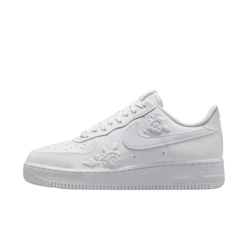 Tênis Air Force 1 "White Roses" Branco