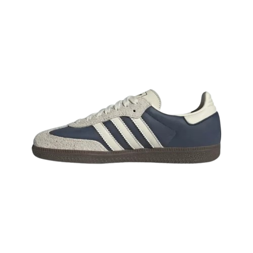 Tênis Adidas Samba OG "Night Indigo Cream White" Feminino Azul