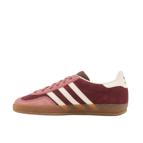 Tênis adidas Gazelle Indoor "Maroon Cloud White" Feminino Marrom