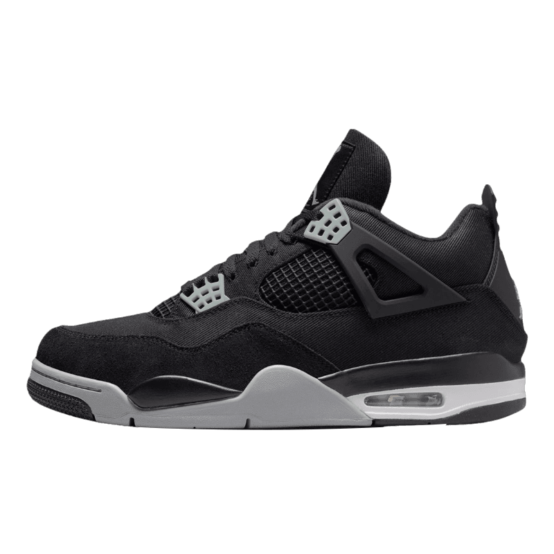 Air Jordan 4 Black Canvas